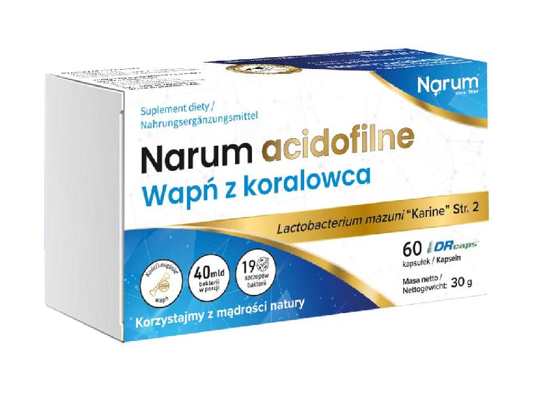 Narum acidofilne Wapń