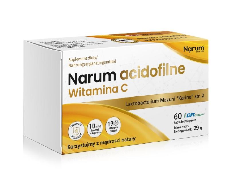 Narum acidofilne Witamina C kapsułki