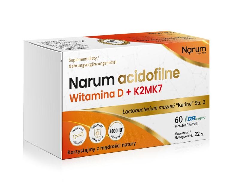 Narum acidofilne Witamina D + K2MK7