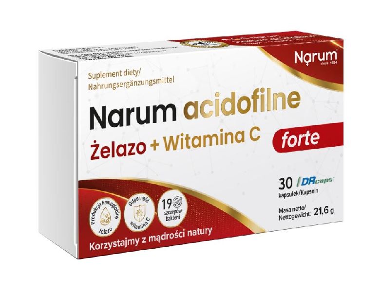 Narum acidofilne Żelazo + Witamina C