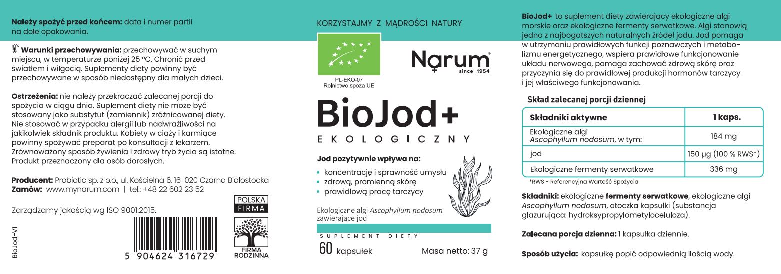 Etykieta produktu