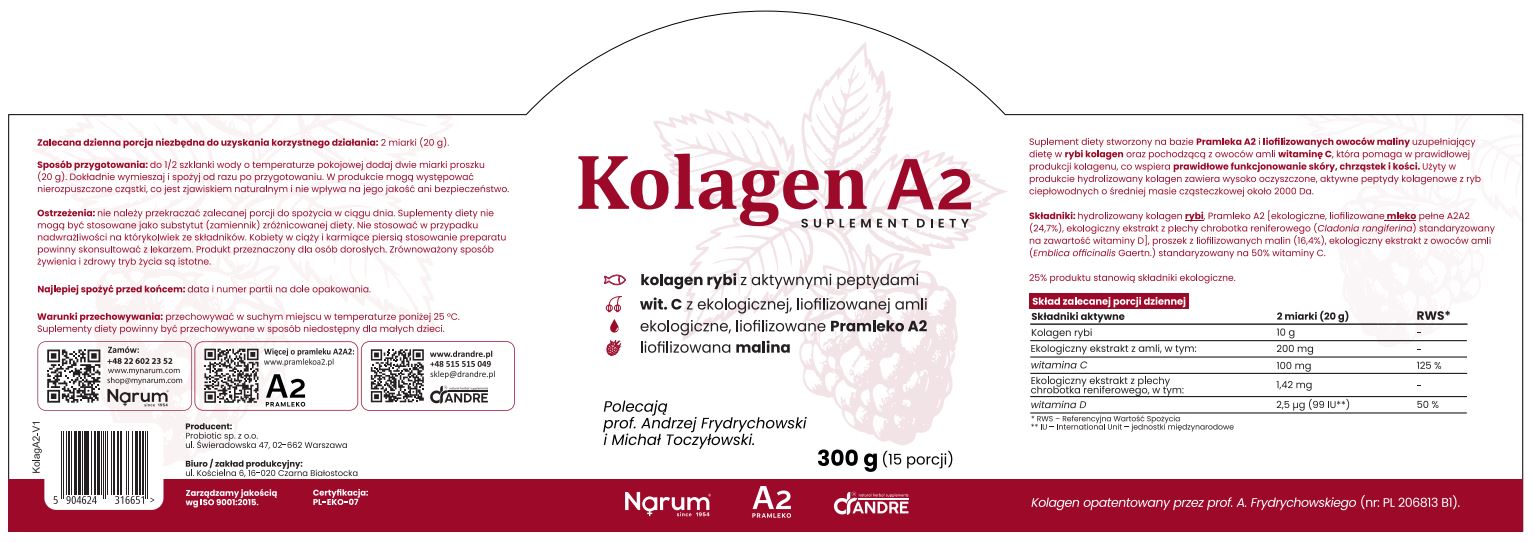 Etykieta produktu
