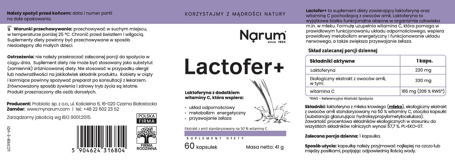 Etykieta produktu