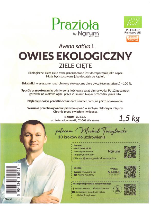Etykieta produktu