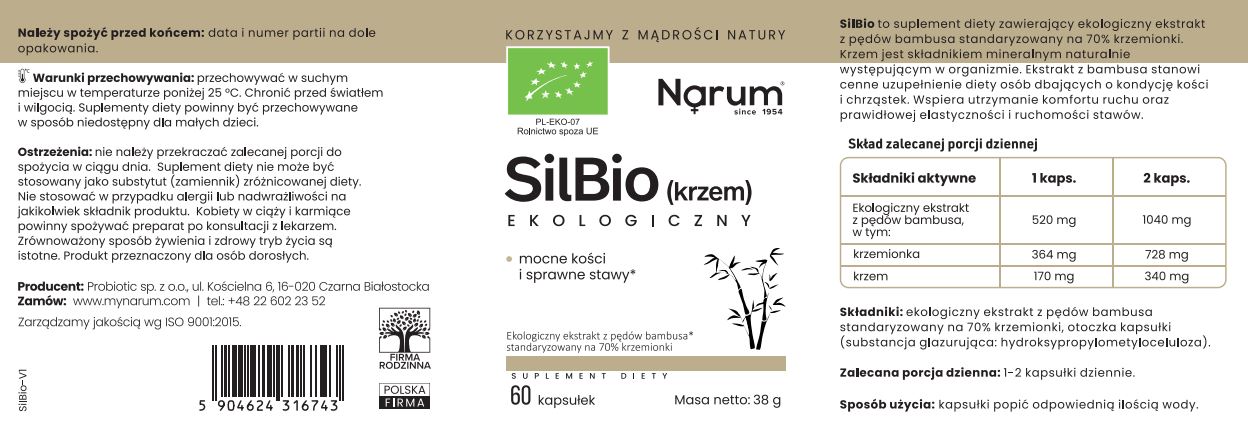 Etykieta produktu