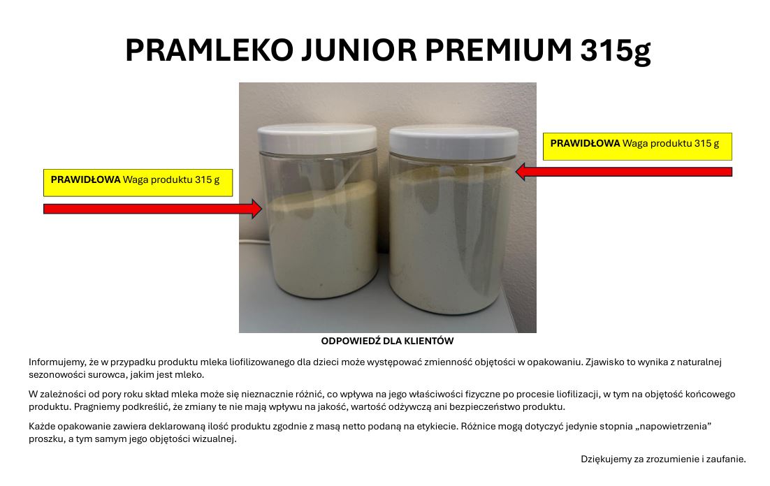 Etykieta produktu